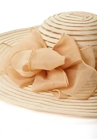 Braided Wide Brim Hat