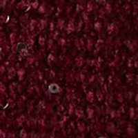 Knit Sequin Cloche Hat with Faux Leather Band