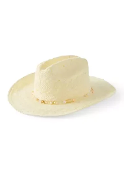 Cowboy Hat with Seashells