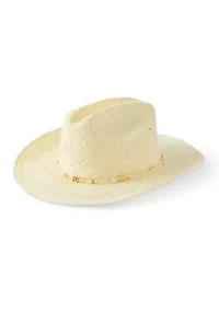 Cowboy Hat with Seashells