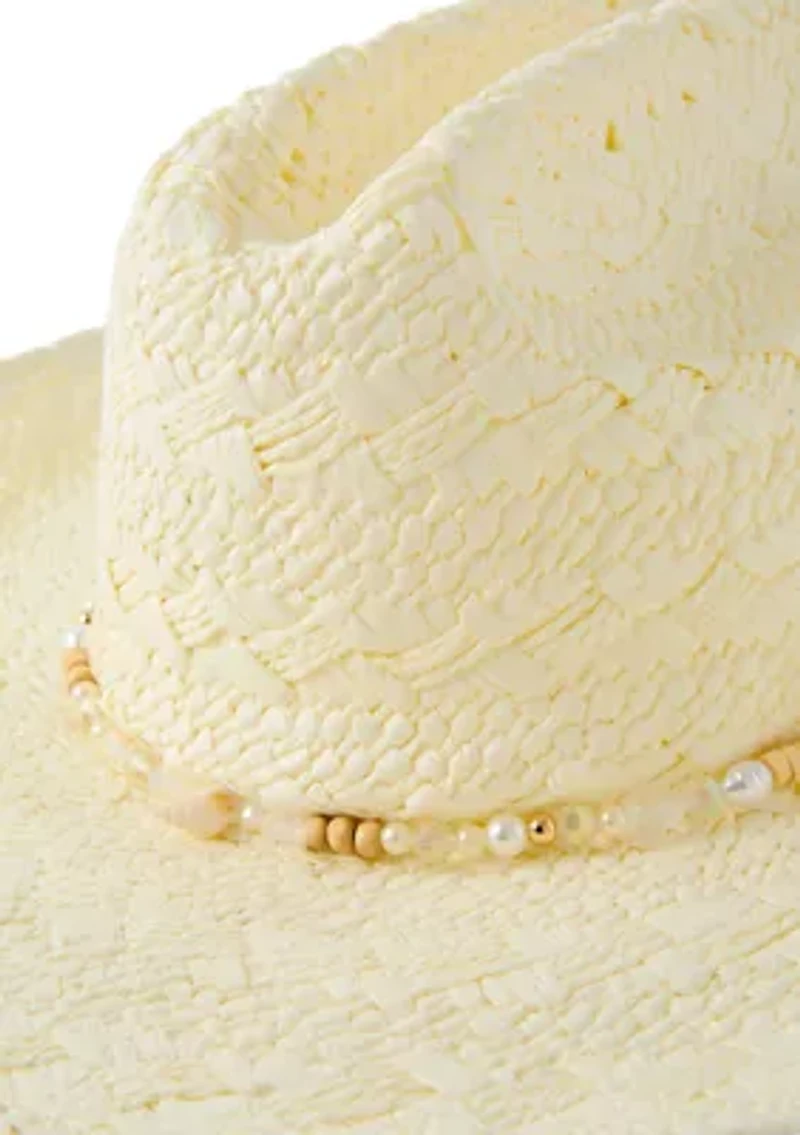 Cowboy Hat with Seashells