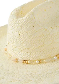 Cowboy Hat with Seashells