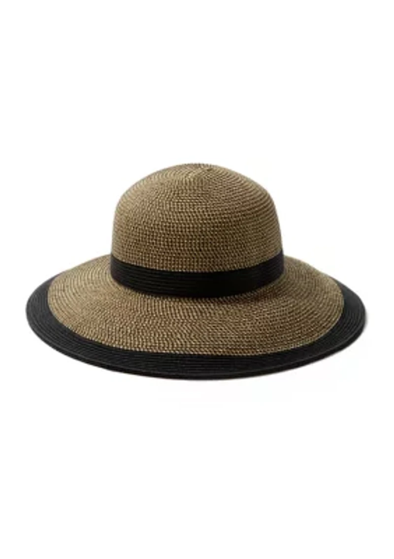 Women's Water Repellent Striped Cloche Hat
