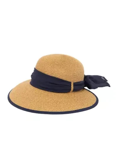 Chiffon Tie Back Face Saver Hat