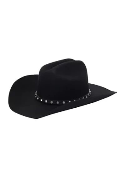 Rhinestone Cattleman's Crease Cowboy Hat