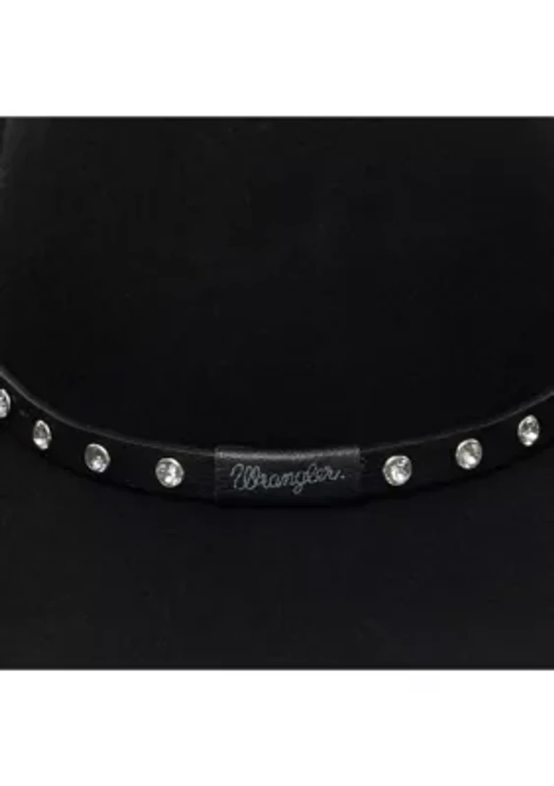 Rhinestone Cattleman's Crease Cowboy Hat