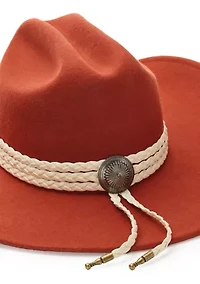 Braided Trim Cowboy Hat