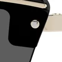 Rimless Cat Eye Sunglasses