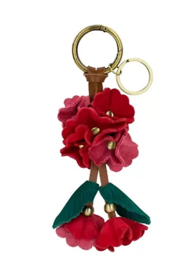 Hydrangea  Bag Charm 