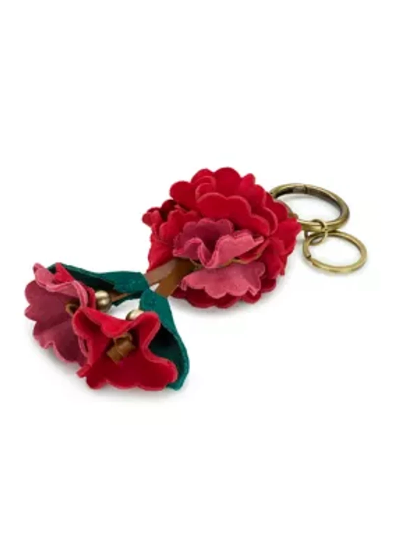 Hydrangea  Bag Charm 