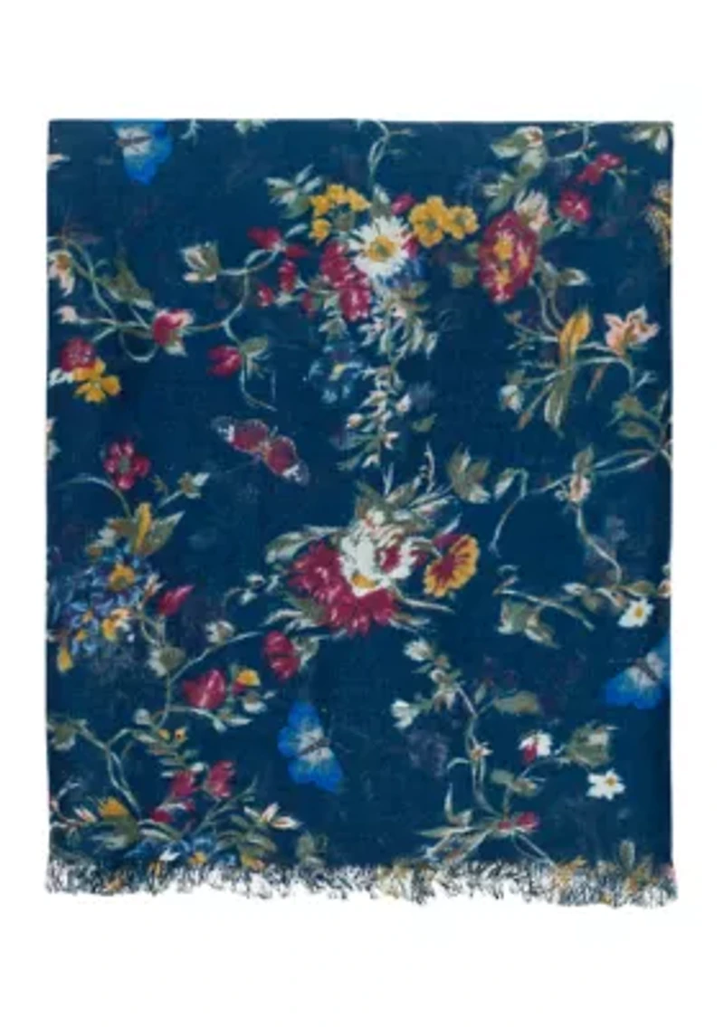 Butterfly Garden Scarf