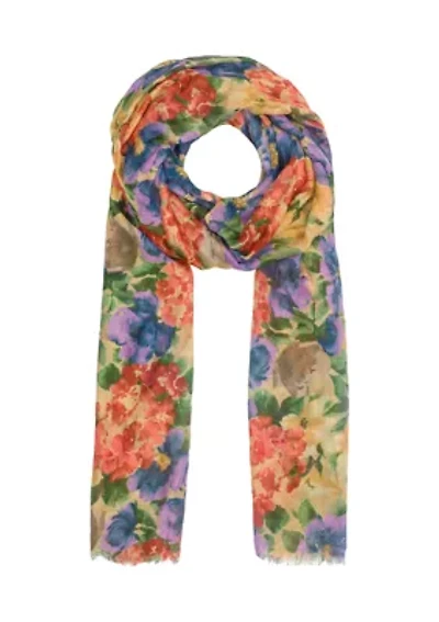 Floral Print Scarf