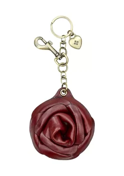 Rose Mirror Keychain