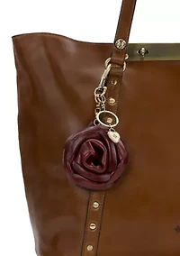 Rose Mirror Keychain