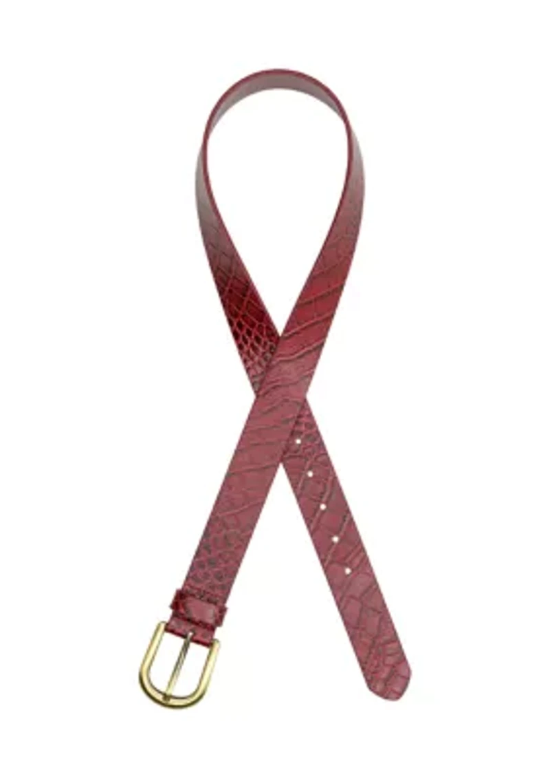 Vietri Crocodile Belt