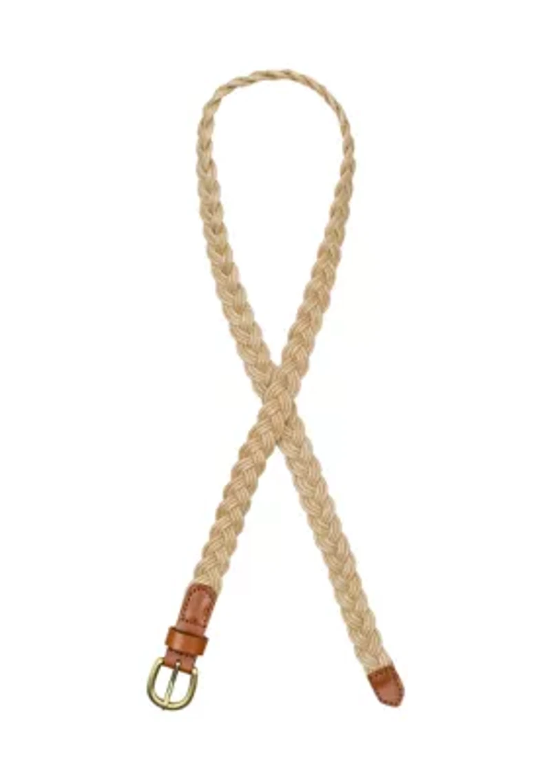 Istres Braided Belt Rope and Leather
