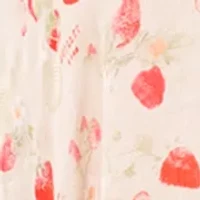 Short Ruana Cover-Up - Parisian Strawberry