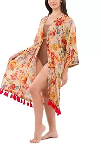 Ruana with Tassels