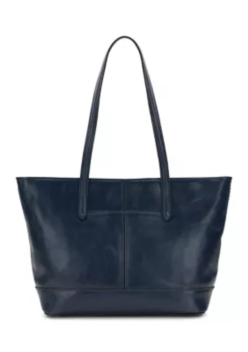 Verzi Tote with Scarf - Woven Raffia