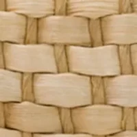 Sancia Small Wood Handle Weave Basket Satchel