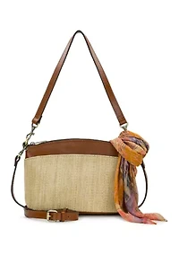 Arlee Crossbody Bag with Scarf 