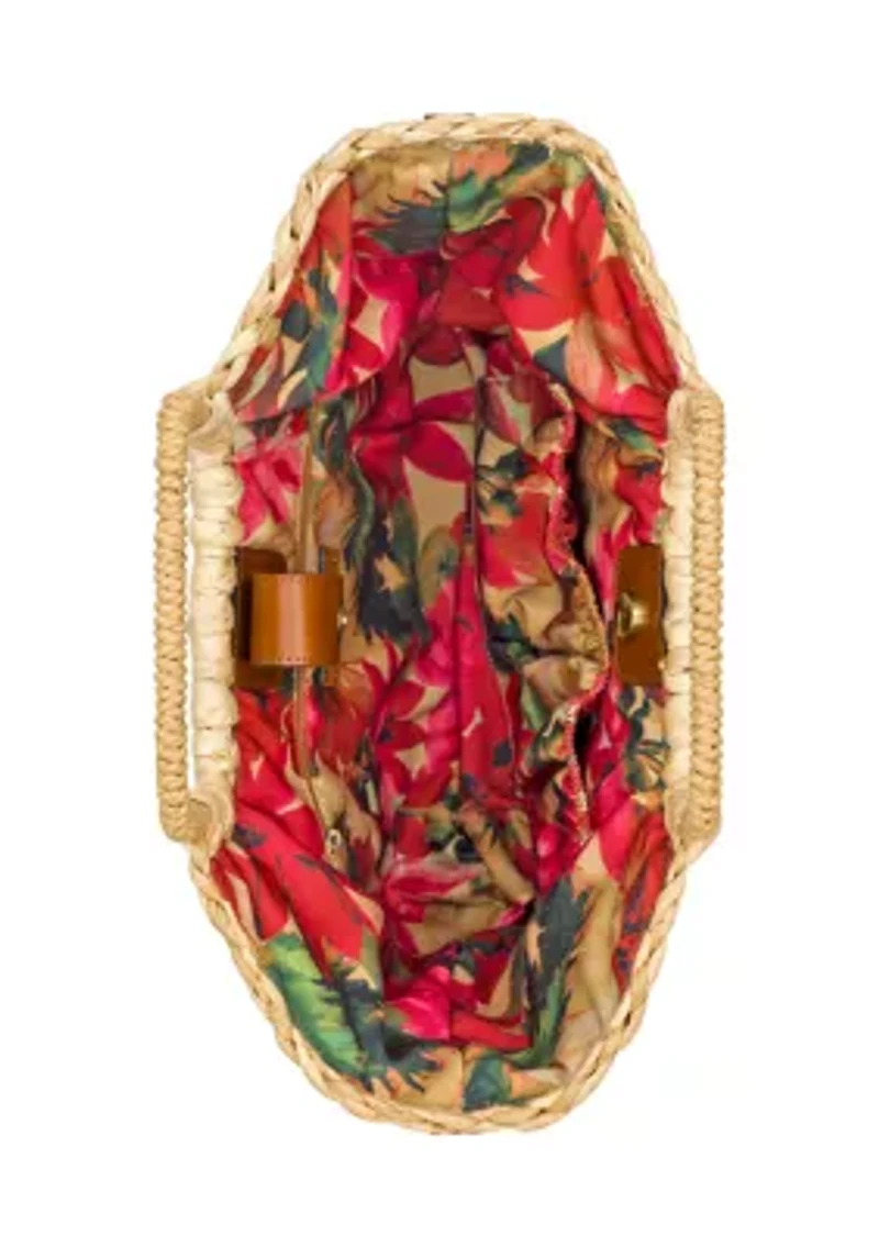 Mykonos Basket Top Handle Crossbody Bag