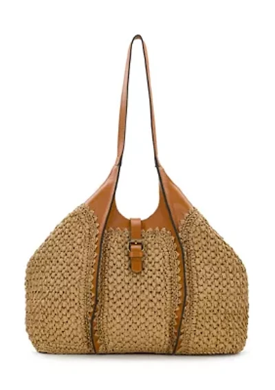 Santorini Woven Satchel
