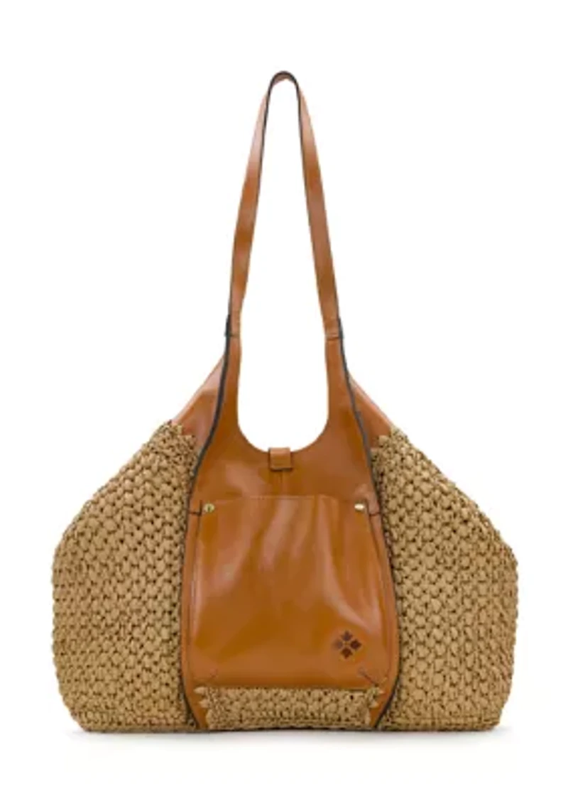 Santorini Woven Satchel