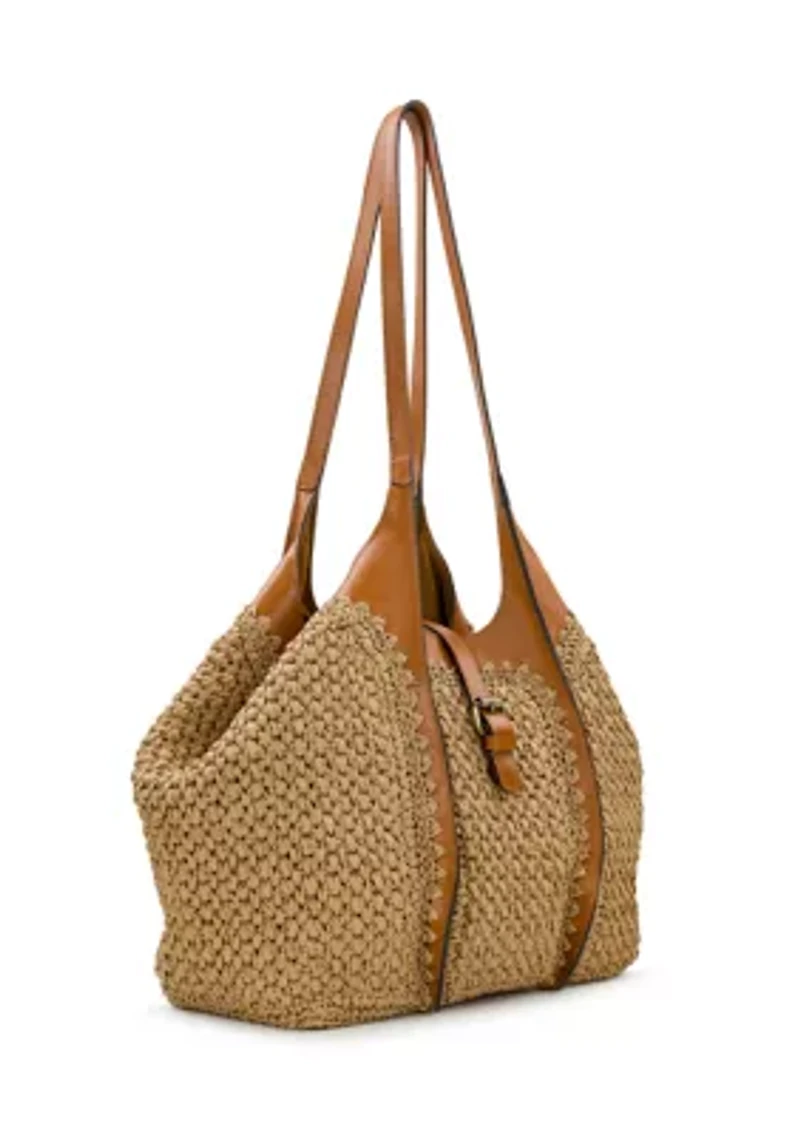Santorini Woven Satchel