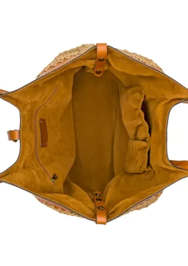 Santorini Woven Satchel