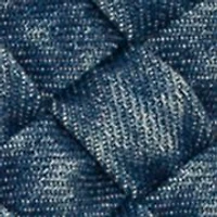 Washed Woven Denim Montella Crossbody Bag