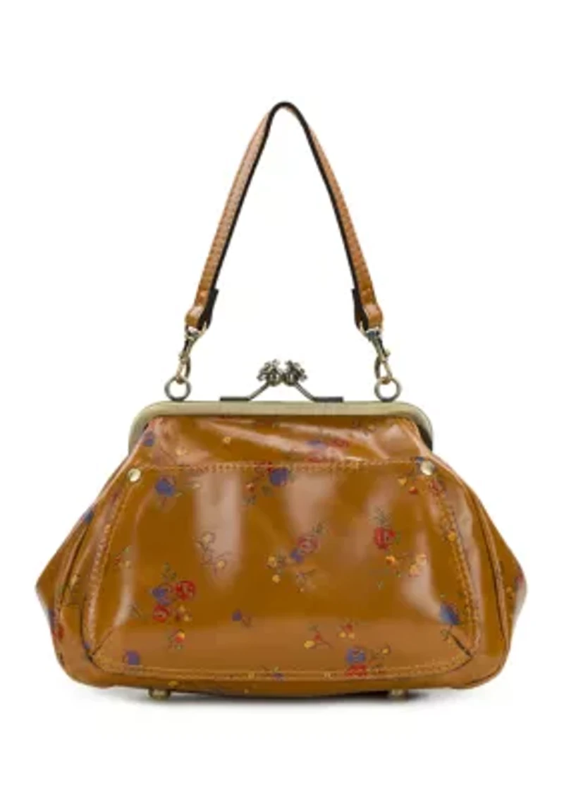 Tabby Frame Bag - Fleur de Jardin Embossed