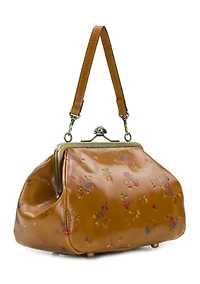 Tabby Frame Bag - Fleur de Jardin Embossed