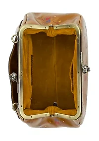 Tabby Frame Bag - Fleur de Jardin Embossed