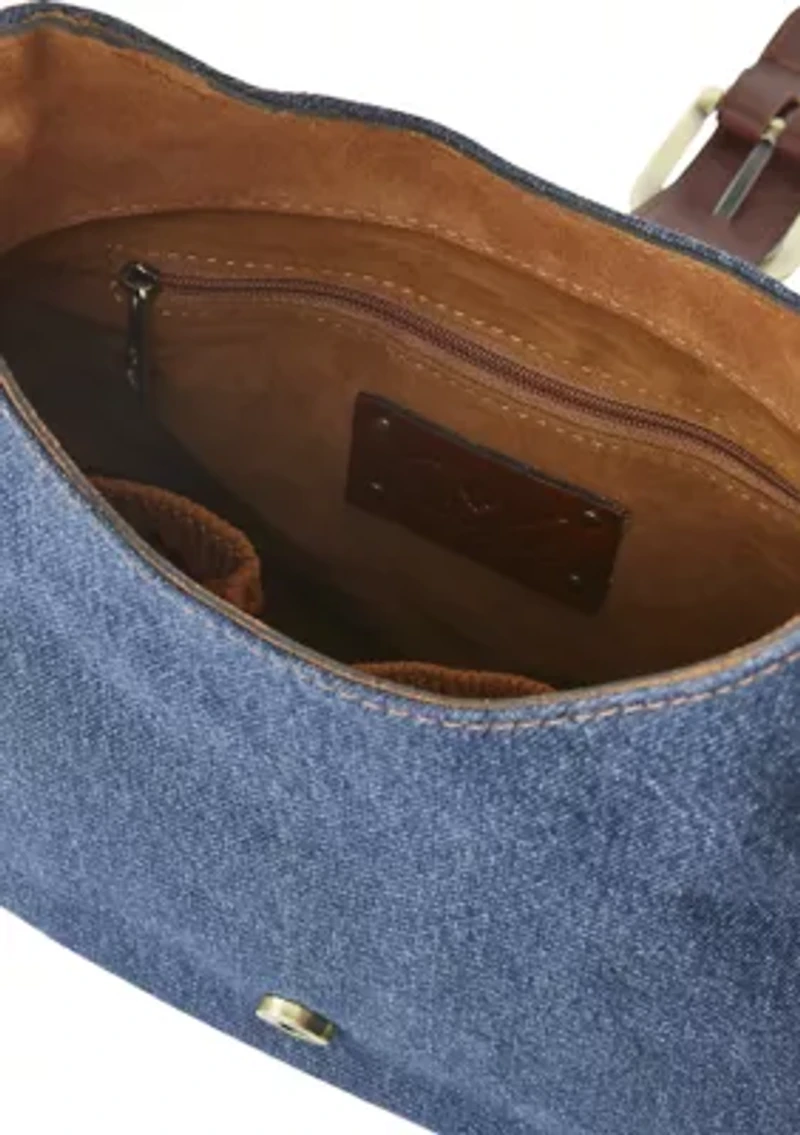 Verretto Adjustable Shoulder Denim Bag