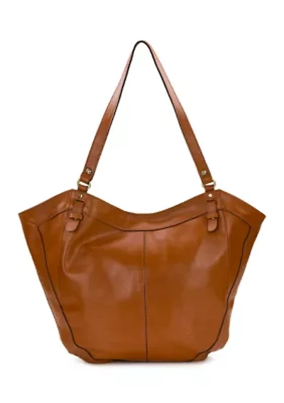 Liliane Tote Bag- Rugged Natural Grain Leather