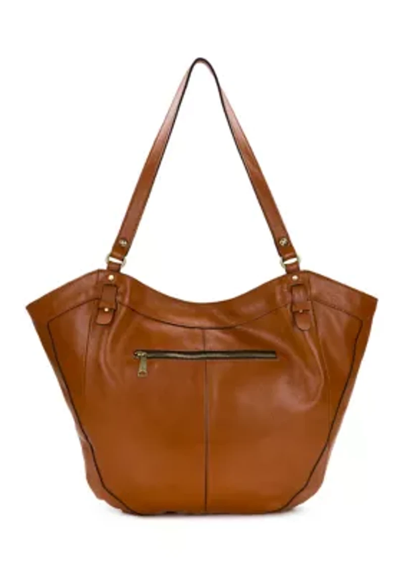 Liliane Tote Bag- Rugged Natural Grain Leather
