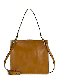Nathalie Leather Frame Crossbody