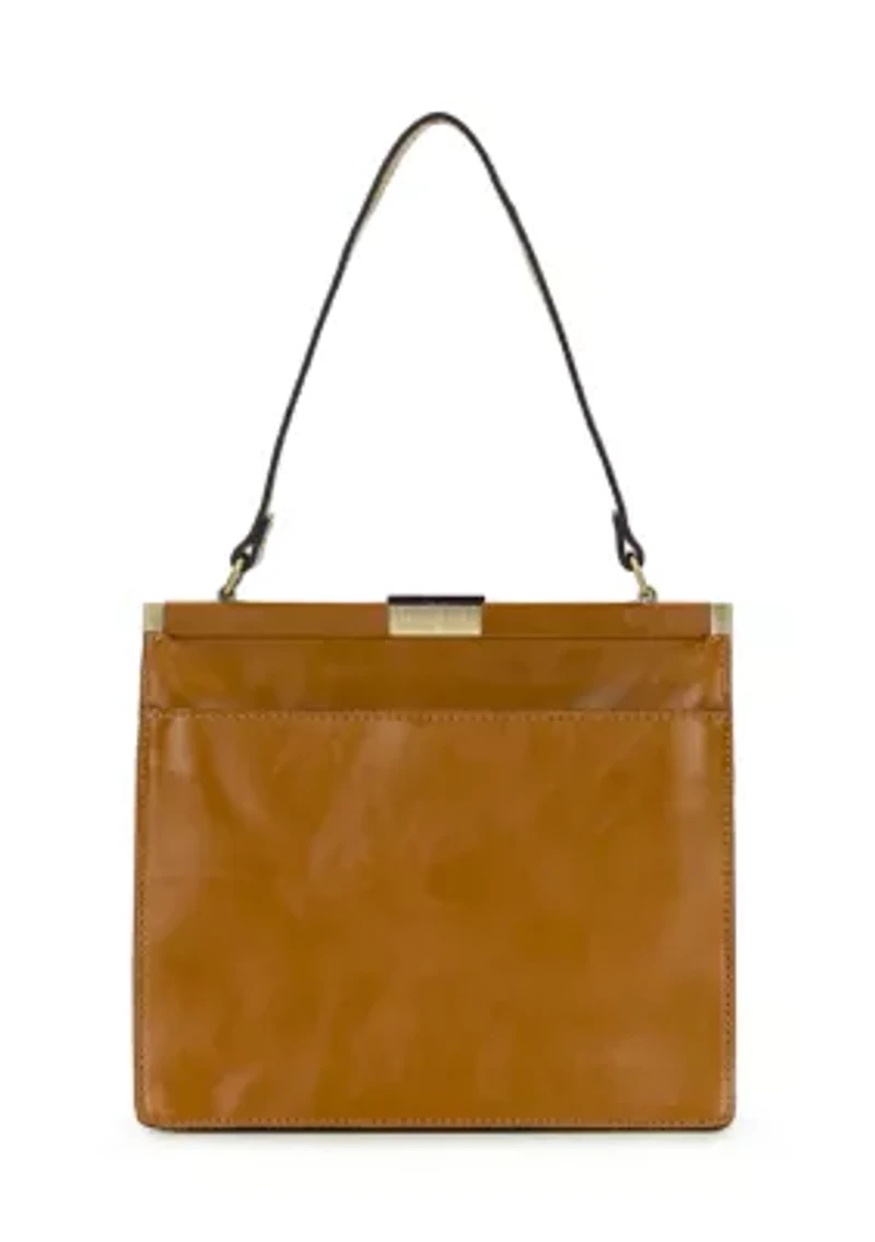 Nathalie Leather Frame Crossbody