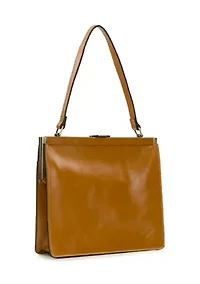 Nathalie Leather Frame Crossbody