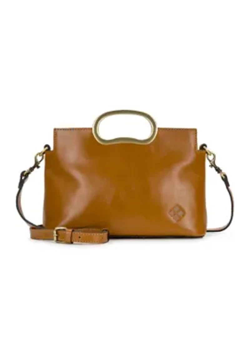 Karine Top Handle Leather Crossbody