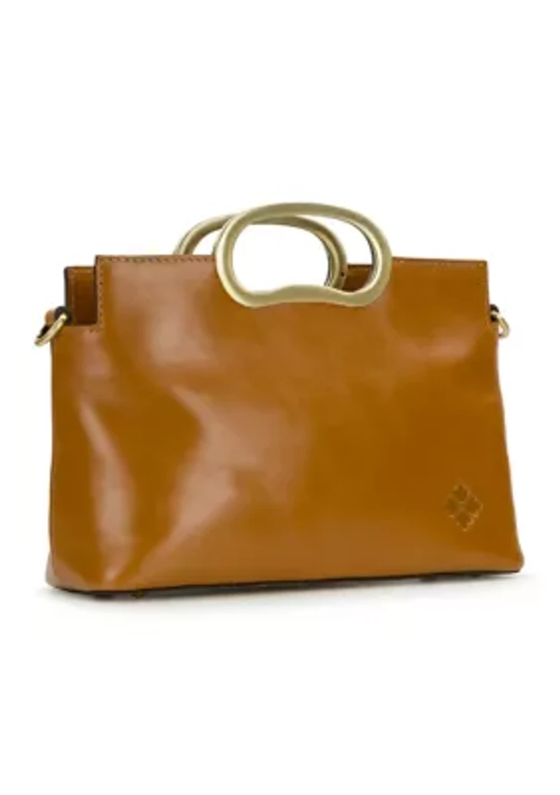 Karine Top Handle Leather Crossbody