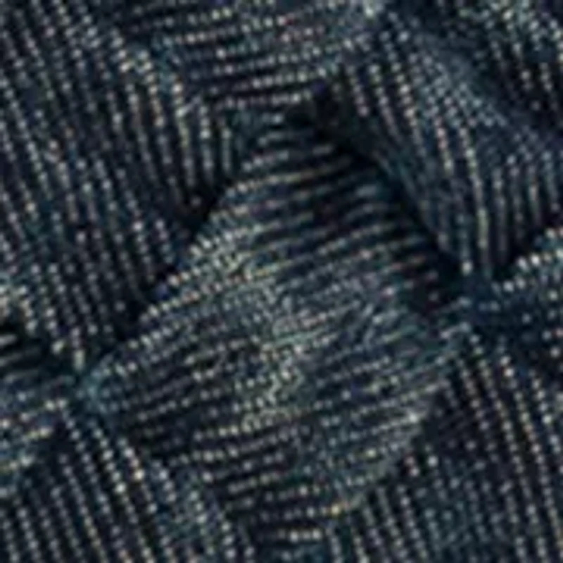 Washed Woven Denim Margaux Crossbody Bag
