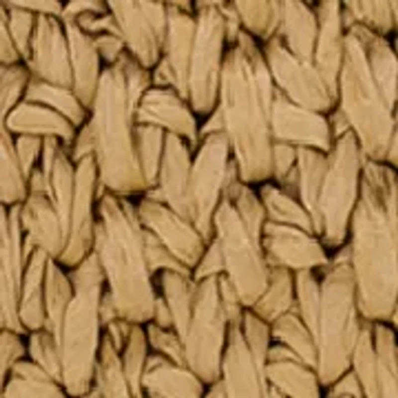 Christiana Small Woven Satchel with Leather Buckle