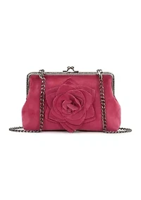 Borriana Frame Suede Cross Body Bag 