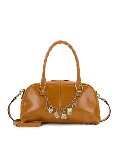 Pomezia Satchel with Handbag Chain