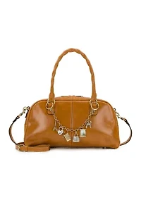 Pomezia Satchel with Handbag Chain