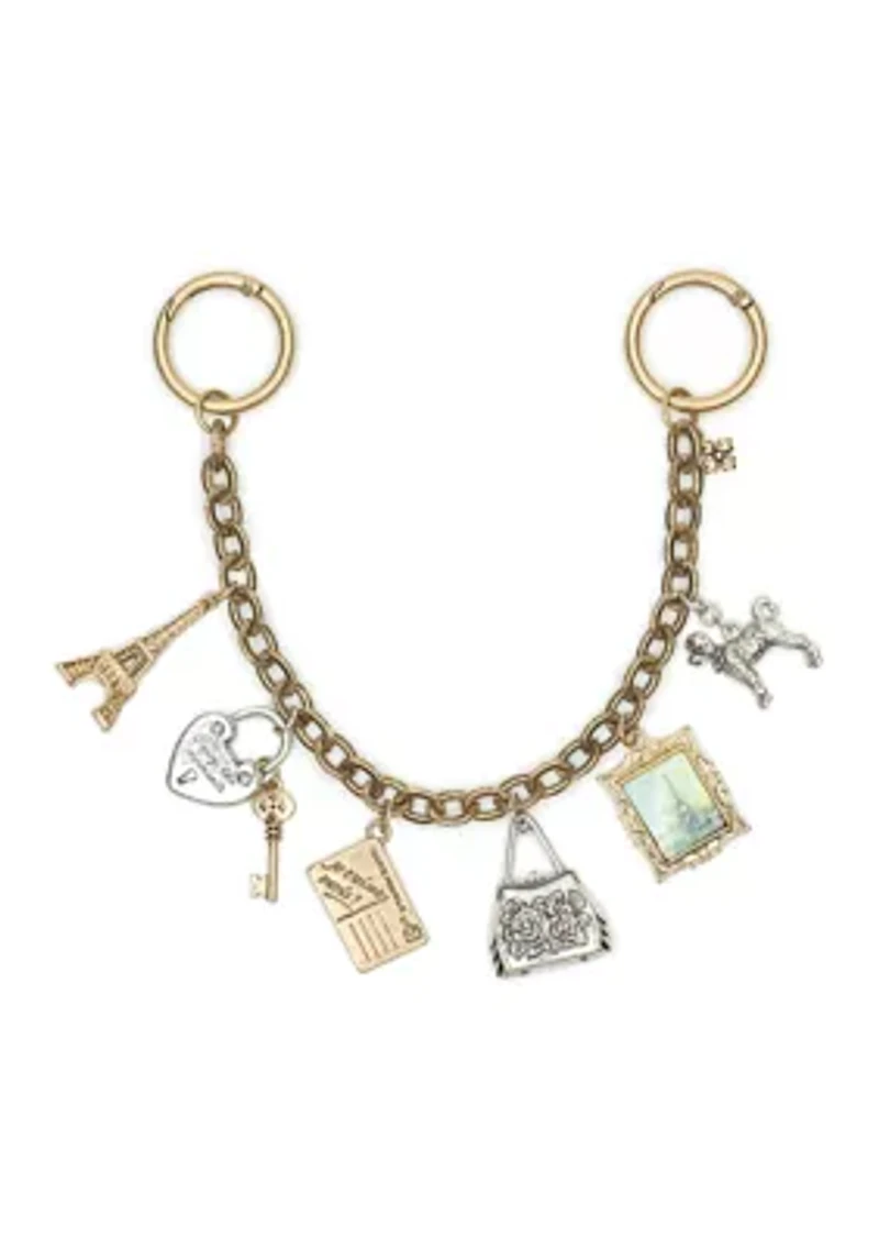 Pomezia Satchel with Handbag Chain