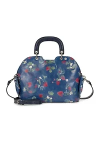 Ophelie Satchel with Bows - Parisian Strawberry