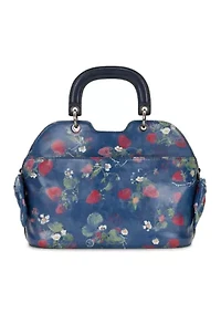 Ophelie Satchel with Bows - Parisian Strawberry